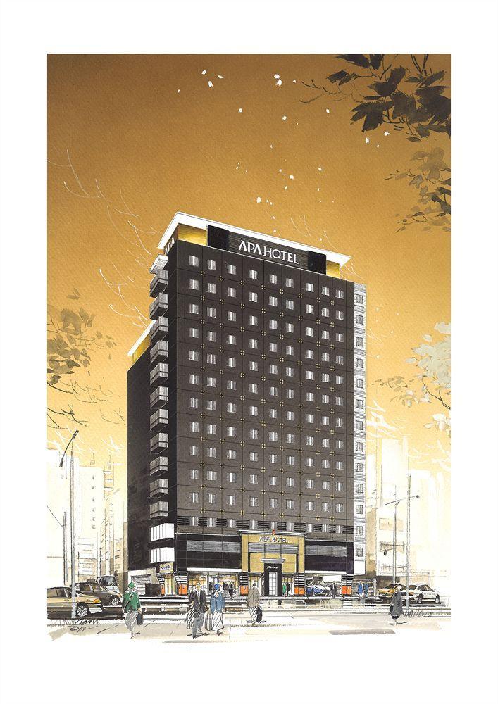 Apa Hotel Higashi Nihombashi Ekimae Tokio Buitenkant foto